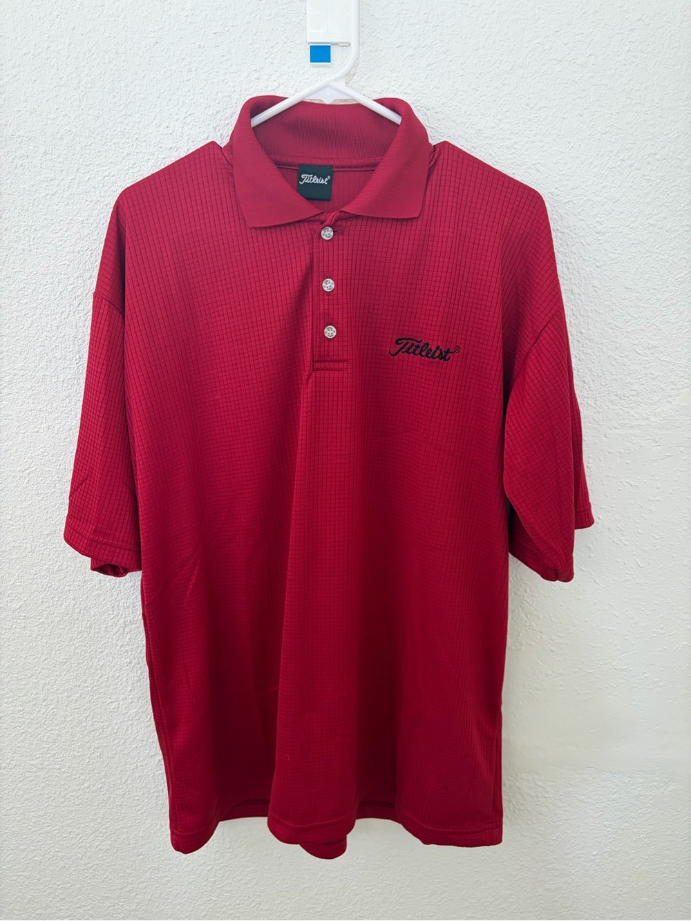 NWOT FootJoy FJ golf titleist polo shirt
men's XL/XXL Red short sleeve